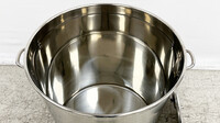 Polished Stainless Steel 220l/240qt Stock Pot D24H32