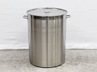 Polished Stainless Steel 220l/240qt Stock Pot D24H32