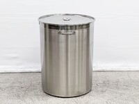 Polished Stainless Steel 220l/240qt Stock Pot D24H32