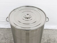 Polished Stainless Steel 220l/240qt Stock Pot D24H32