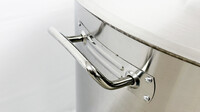 Polished Stainless Steel 750l/825qt Stock Pot D39H39