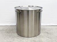 Polished Stainless Steel 750l/825qt Stock Pot D39H39