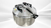 80 QT Largest Commercial Aluminum Pressure Cooker