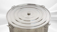 Polished Stainless Steel 400L/422 qt Stock Pot D32H32