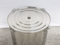 Polished Stainless Steel 400L/422 qt Stock Pot D32H32