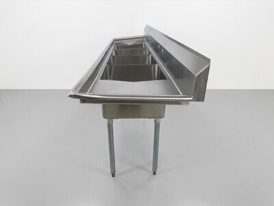 108 ins 4 Compartment sink two faucets NSF HN-C4T181812-18LR