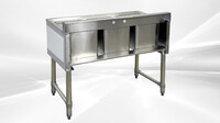 HN-BS3T101410 38 inches 3 Compartment Bar Sink with Faucet