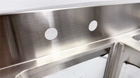 HN-BS3T101410 38 inches 3 Compartment Bar Sink with Faucet