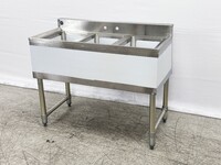 HN-BS3T101410 38 inches 3 Compartment Bar Sink with Faucet