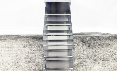 29x 12 ins SIX-Tiered SS Steel Liquor Display Rack NSF CS-D-12