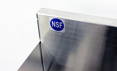 29x 12 ins SIX-Tiered SS Steel Liquor Display Rack NSF CS-D-12