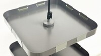 Utility Rack 4Display Levels Includes Removable Sign Holder RDB4