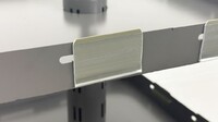 Utility Rack 4Display Levels Includes Removable Sign Holder RDB4