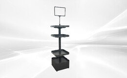 Utility Rack 4Display Levels Includes Removable Sign Holder RDB4