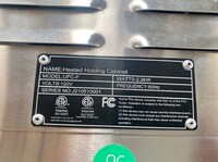 NSF 10 pan Full Size Insulated Heated Holding Proofing Cabinet