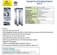 NSF 10 pan Full Size Insulated Heated Holding Proofing Cabinet