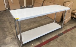 All Stainless Steel Table NSF 72W x 24D x34H inches