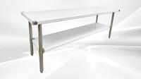 72W x 24D x34H All Stainless Steel Table NSF HN-WT-2472-SB