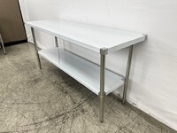 72W x 24D x34H All Stainless Steel Table NSF HN-WT-2472-SB