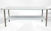 72W x 24D x34H All Stainless Steel Table NSF HN-WT-2472-SB