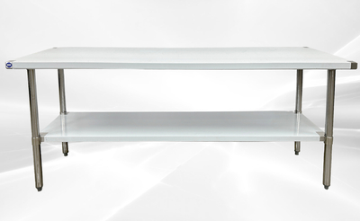 72W x 24D x34H All Stainless Steel Table NSF HN-WT-2472-SB
