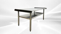 48x28All Stainless Steel Base Equipment Stand NSF HN-WT2848-SLBR