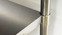 48x28All Stainless Steel Base Equipment Stand NSF HN-WT2848-SLBR