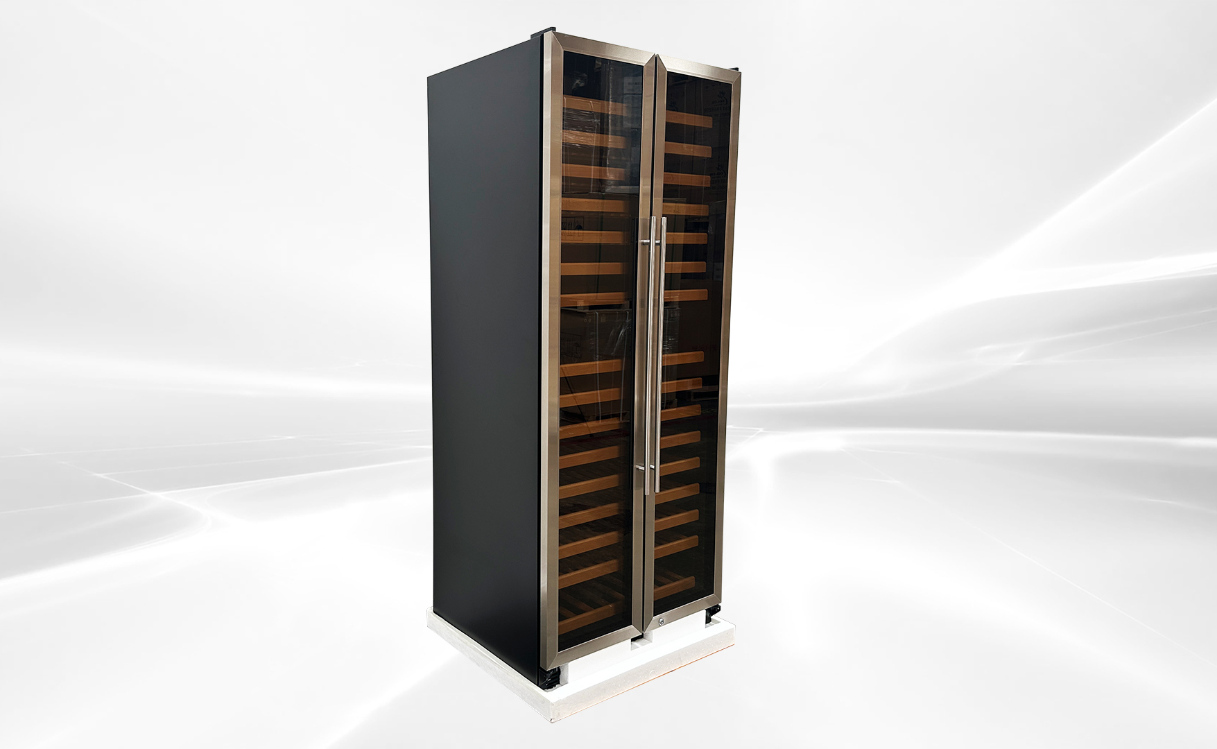 255 Bottles Dual Zone Wine Cooler refrigerator NSF USF-328DD