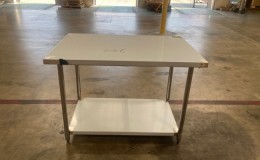 All Stainless Steel Table NSF 48W x 30D x34H inches