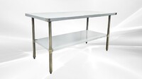 60W x 30D x34H All Stainless Steel Table NSF HN-WT-3060-SB