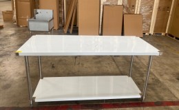 All Stainless Steel Table NSF 72W x 30D x34H inches