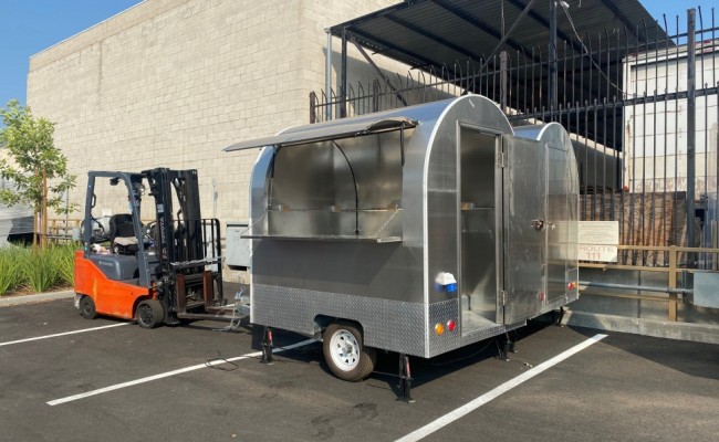 65 inches Food Vending Trailer Mobile Concession one window FT26