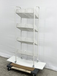 4-Tier Metal Wire Retail Floor Display Candy Rack DW4