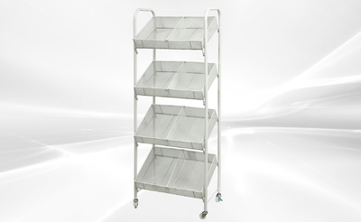 4-Tier Metal Wire Retail Floor Display Candy Rack DW4