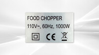 6L Electric Food Chopper Processor Meat Grinder Mixer CT6