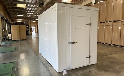 As-is Walk-In Refrigerator cooler box NSF W6-D10-H8 ft