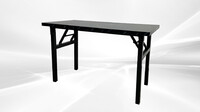 Rectangular Foldable Table Marble Pattern MFT-2448