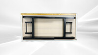 Rectangular Foldable Table Marble Pattern MFT-2448