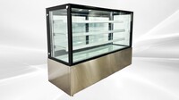 NSF Refrigerated Cake Showcase Bakery 3 shelf Display CW-571