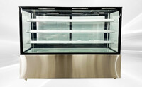 NSF Refrigerated Cake Showcase Bakery 3 shelf Display CW-571