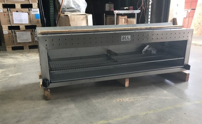 NSF 2-7 ft gas cheese melter broiler custom made per ft
