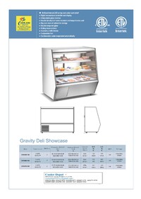 NSF 48 inches seafood raw meat Refrigerated Case CW-638