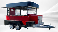 150 in Food Vending Trailer Mobile Concession Both windows FT8