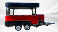 150 in Food Vending Trailer Mobile Concession Both windows FT8