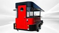 150 in Food Vending Trailer Mobile Concession Both windows FT8