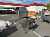 NSF 16 inches 1 hole Chinese Wok Range With waterfall TC-W1L1 NG