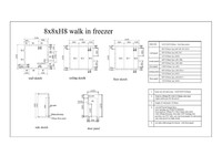As-is Walk-In Refrigerator cooler room NSF W8-D8-H8