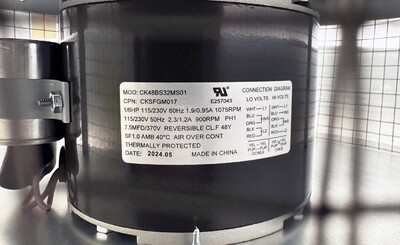 NSF 0.25HP 1160 CFM Food Truck Exhaust Fan RMD14 Small