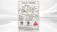 NSF 72 inchs Curved Lid Chest Glass Freezer XS-560YXL