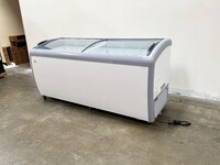 NSF 72 inchs Curved Lid Chest Glass Freezer XS-560YXL
